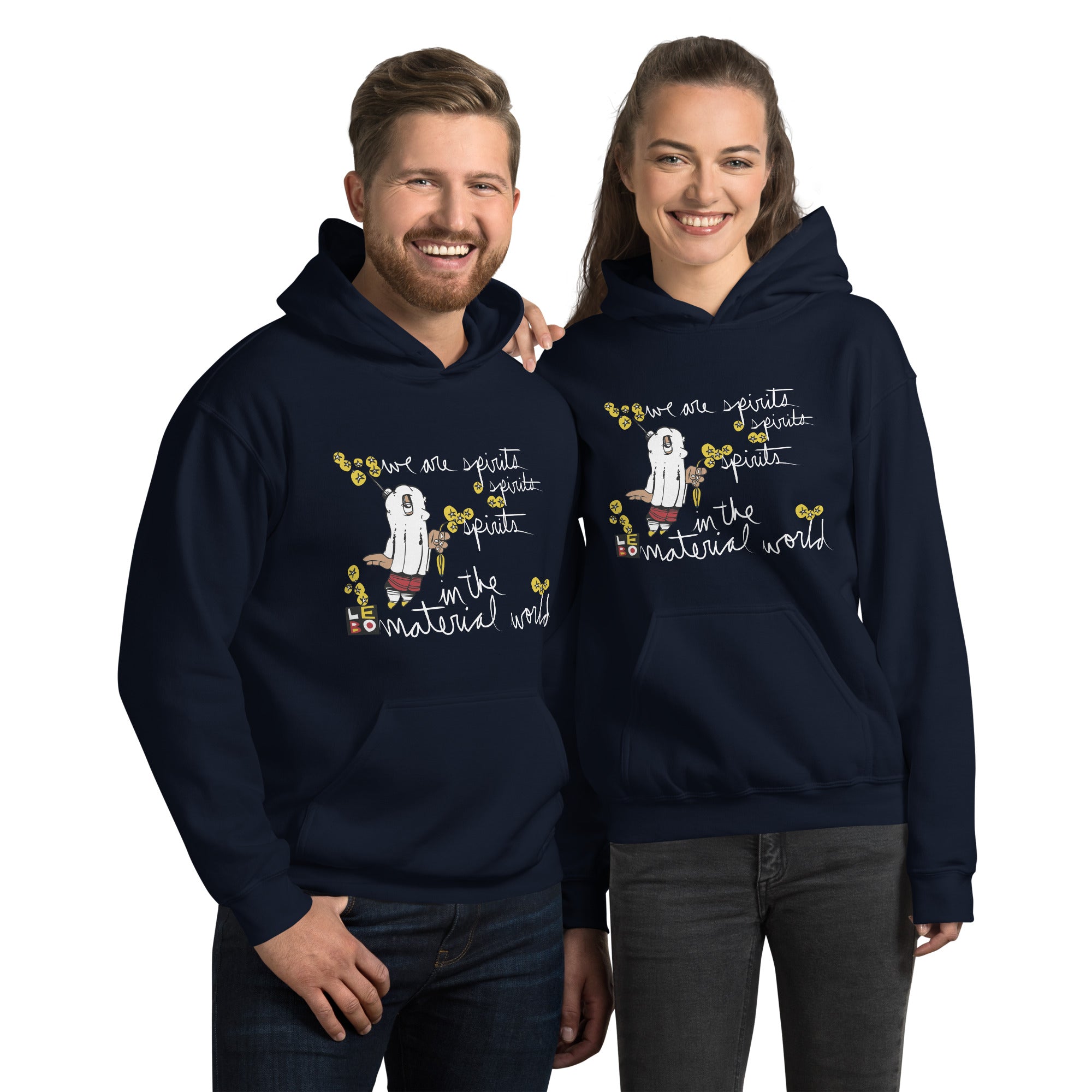 We Are Spirits in the Material World - Lebo Unisex Hoodie